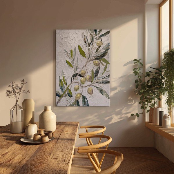Печатна картина с включена рамка 70x100 cm Summer Branch – Styler-image-2