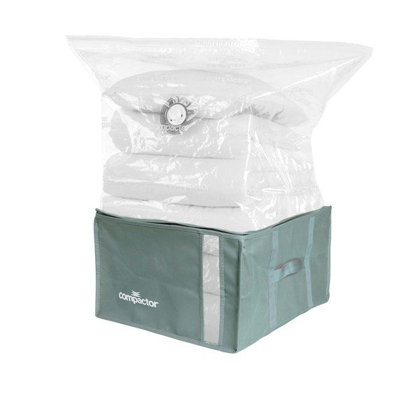 Зелена кутия за съхранение на дрехи XXL Green Edition 3D вакуумна торба, 125 л - Compactor-image-1