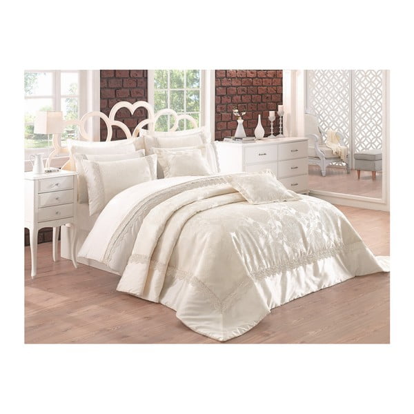 Комплект спално бельо, чаршафи и покривка за двойно легло Exclusivo Senso, 200 x 220 cm - Unknown