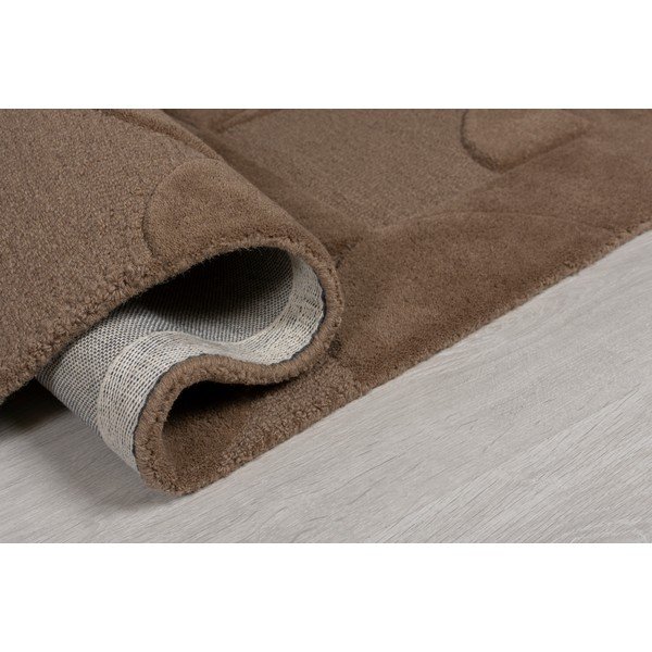 Кафяв вълнен килим Gigi, 120 x 170 cm - Flair Rugs-image-2