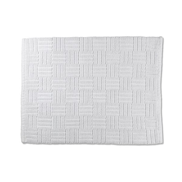 Бяла памучна постелка за баня , 55 x 65 cm Leana - Kela