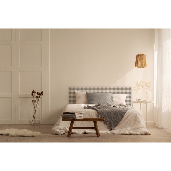 Сива тапицирана табла 165x52 cm Billie - Really Nice Things-image-2