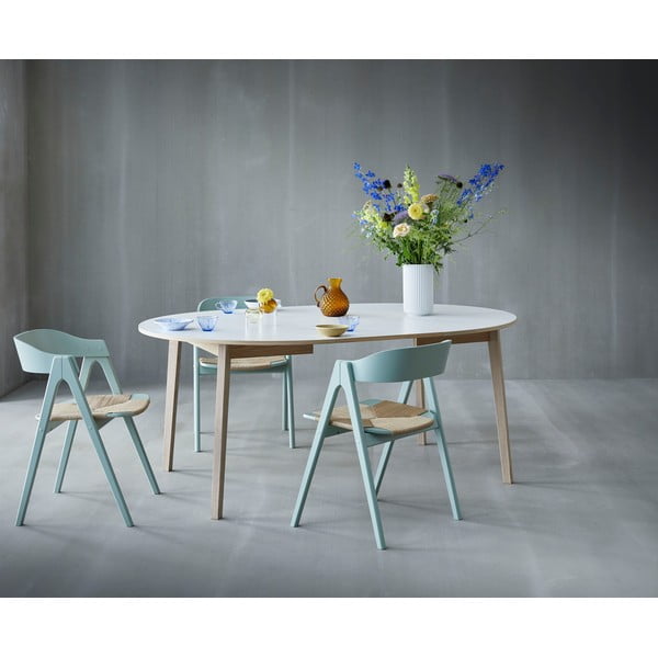 Сгъваема маса за хранене с бял плот Hammel Ø130 Single - Hammel Furniture-image-1