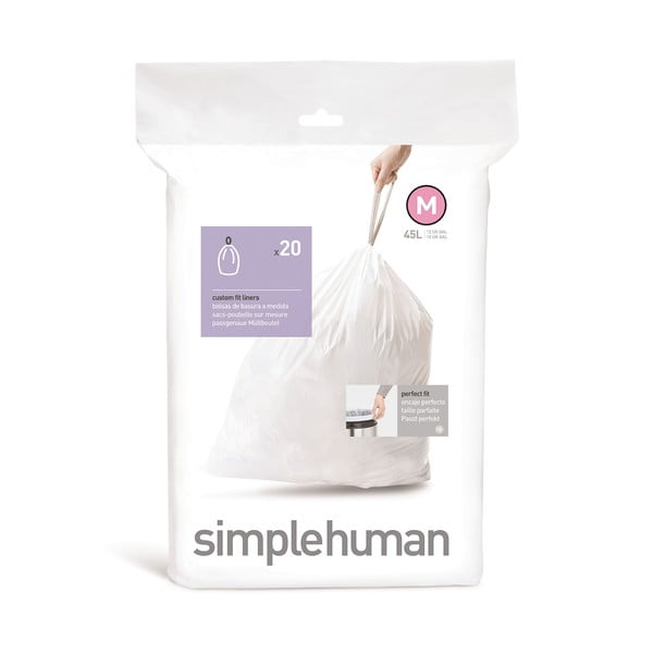 Торби за боклук 20 бр. 45 l M – simplehuman