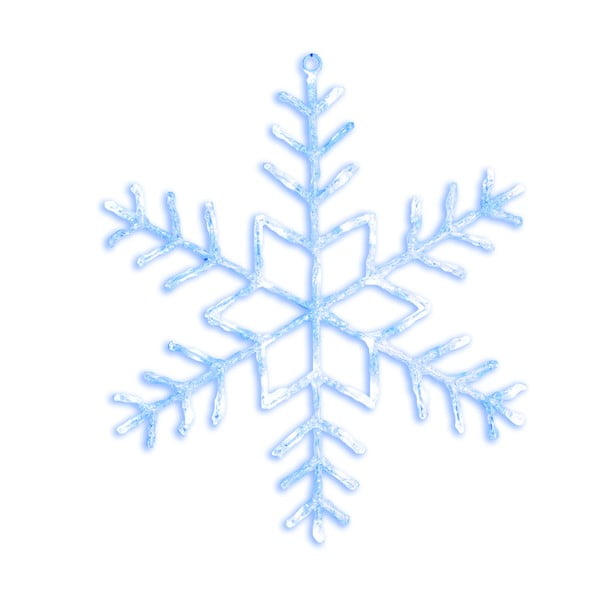 Svítící LED dekorace Best Season Merry Snowflake, Ø 80 cm