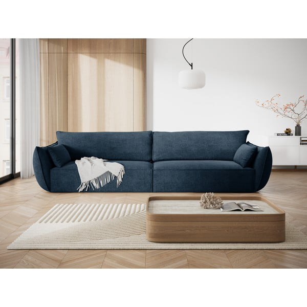 Тъмносин диван 248 cm Vanda - Mazzini Sofas-image-1