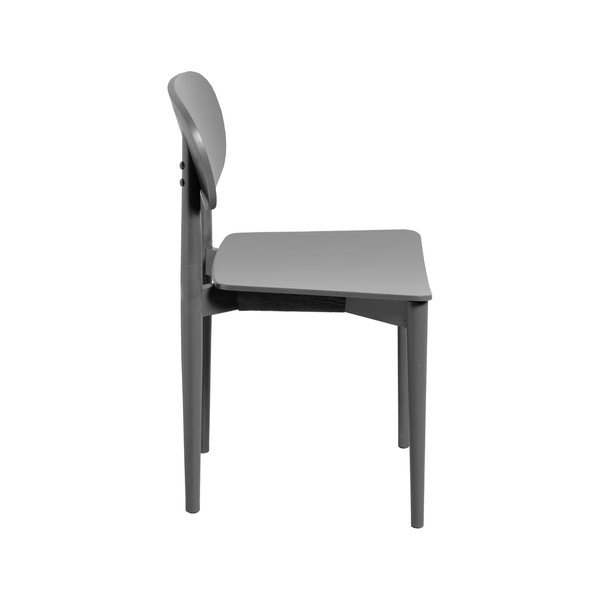 Сив трапезен стол - Really Nice Things-image-3