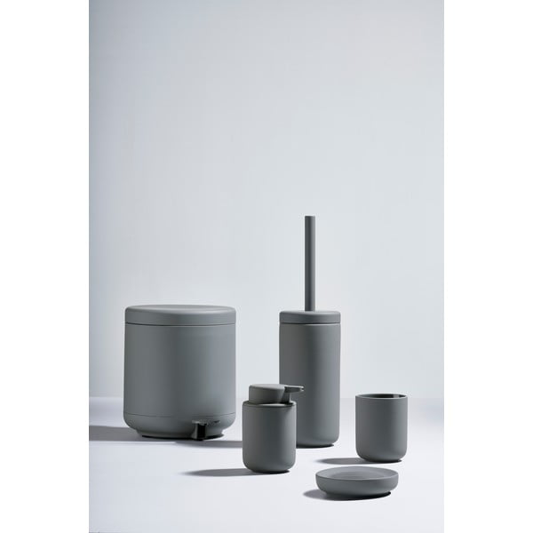 Сив кош за отпадъци за баня с педал UME, 4 л Ume - Zone-image-1