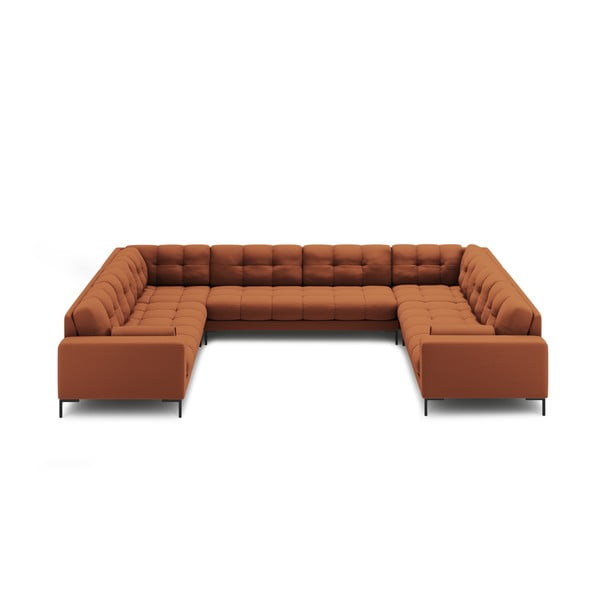 Ъглов диван в тухлен цвят ("U" форма) Bali – Cosmopolitan Design