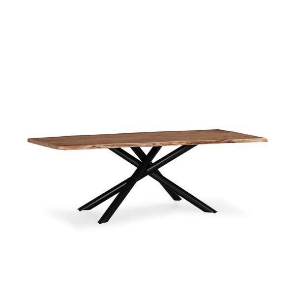 Трапезна маса от масивна акация 100x220 cm Anuri – MOME