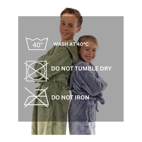 Кафява детска хавлия от микроплюш Delux – Tiseco Home Studio-image-4