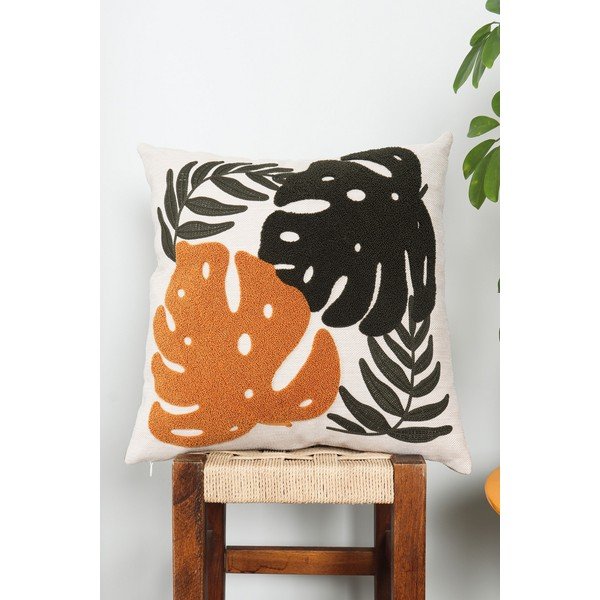 Ленена декоративна възглавница 43x43 cm – Mioli Decor-image-4