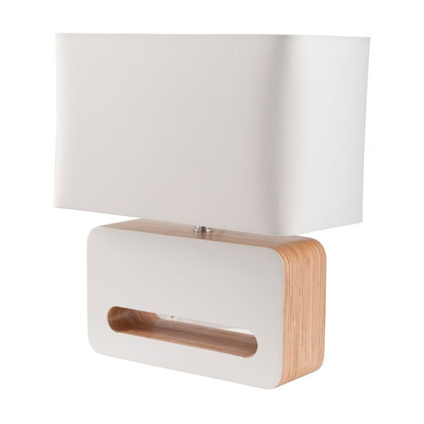 Bílá stolní lampa Zuiver Wood-image-3