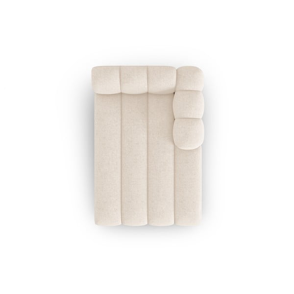 Кремава лежанка (десен ъгъл) Lupine – Micadoni Home-image-3