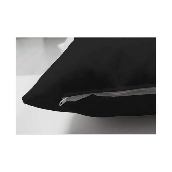 Черна калъфка за възглавница , 45 x 45 cm - Minimalist Cushion Covers-image-2