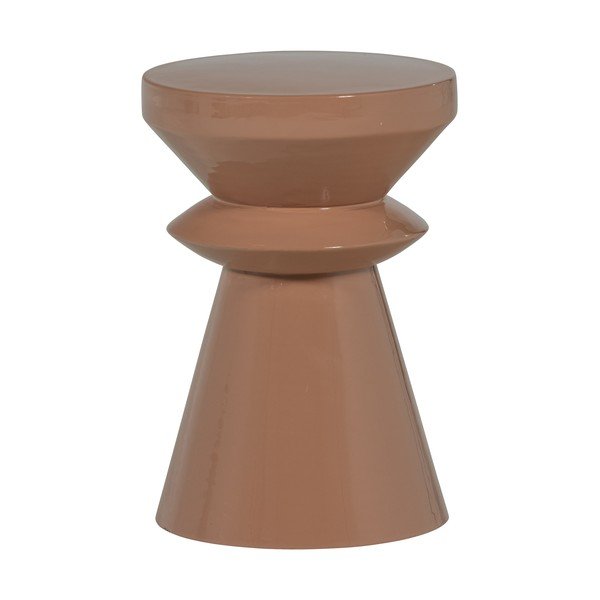 Метална странична масичка ø 30 cm Fedde – WOOOD