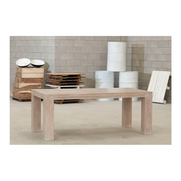 Jídelní stůl z masivního jasanového dřeva Castagnetti Nevada, 220 cm