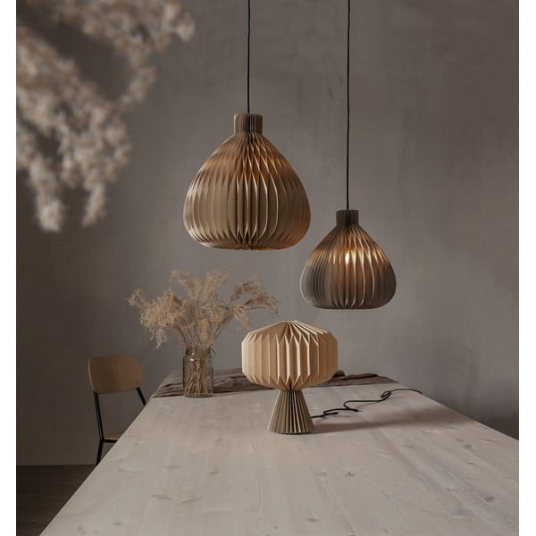 Светлокафяв абажур ø 38 cm Honeycomb - Star Trading-image-3