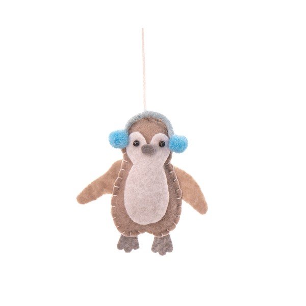 Текстилни ръчно изработени коледни украси в комплект от  3 бр. 6 cm Arctic Animals – Sass & Belle-image-1