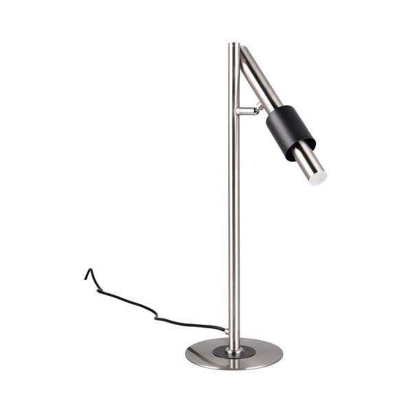 LED настолна лампа в черен и сребрист цвят (височина 50 cm) Ikaris – Trio Select
