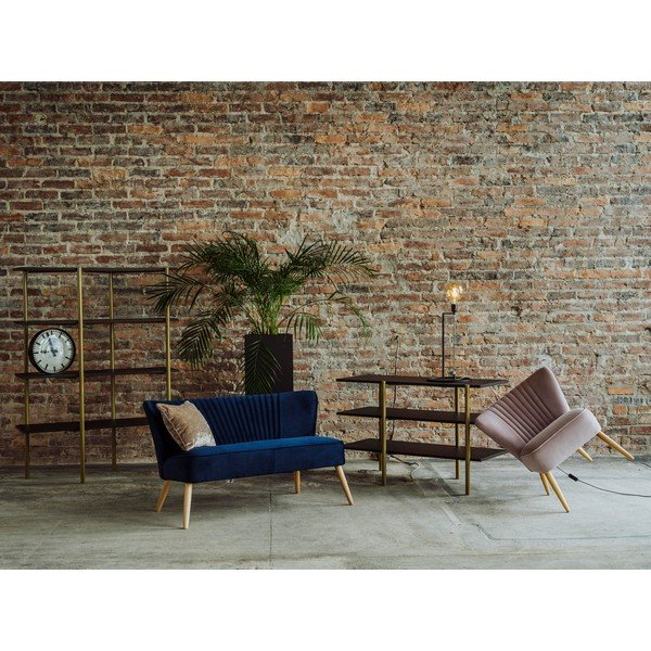 Шкаф за книги в черно и златно 110x150 cm Rave - CustomForm-image-4