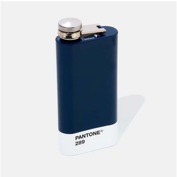 Синя колба от неръждаема стомана 150 ml Dark Blue 289 - Pantone