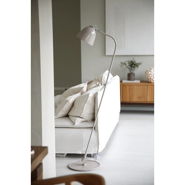 Сиво-бежова подова лампа с метален абажур (височина 130 cm) Tilt – Markslöjd-image-4