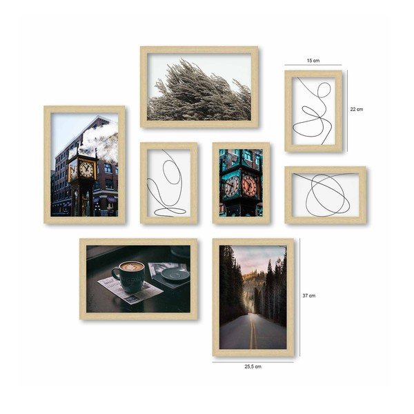 Картини в комплект от 8 бр. - Wallity-image-4