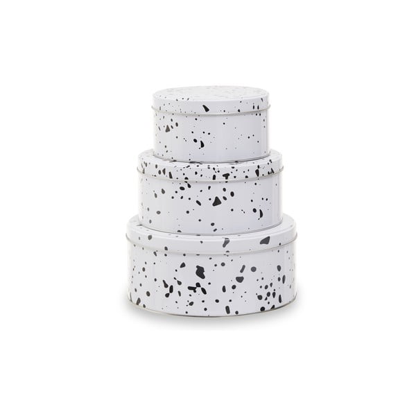 Метални кутии в комплект 3 бр. за торти Speckled – Premier Housewares