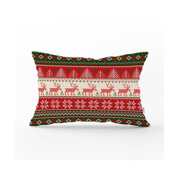 Коледна калъфка за възглавница Весела Коледа, 35 x 55 cm - Minimalist Cushion Covers