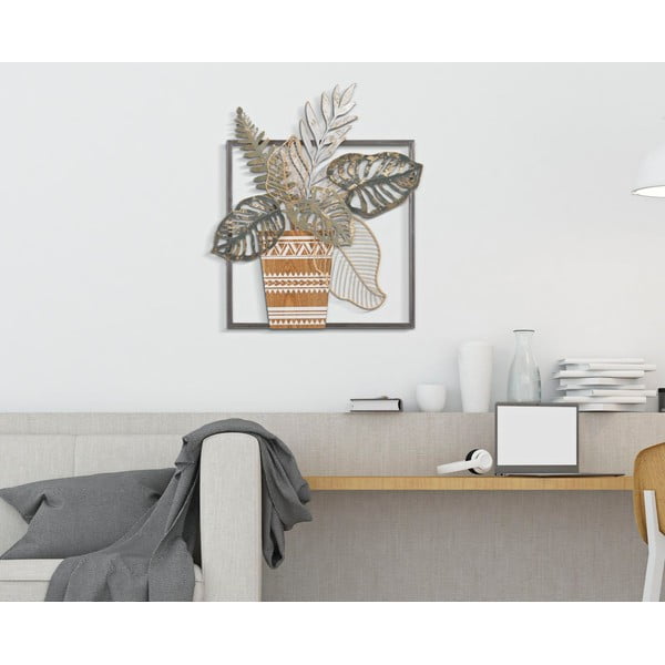 Метална декорация за стена 54x63 cm Vaso – Mauro Ferretti-image-1