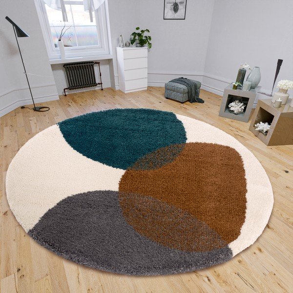 Кафяв кръгъл килим ø 160 cm Arti - Hanse Home-image-1