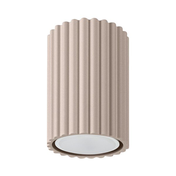 Кафяво-сив метален прожектор ø 6,5 cm Gleam – Sollux