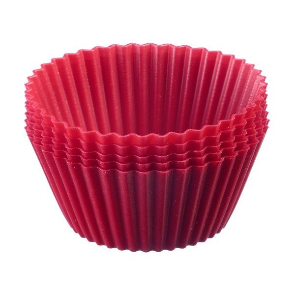 Sada 6 silikonových formiček na cupcaky Muffin-image-2