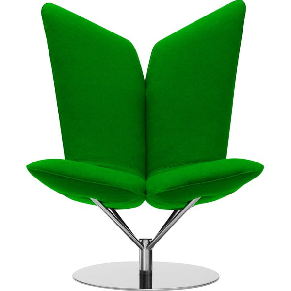 Зелен въртящ се стол въртящ се Angel - Softline