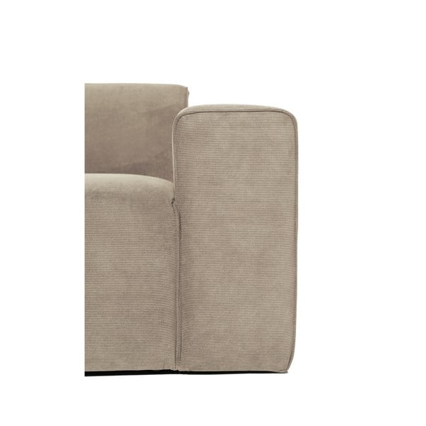 Бежов велурен модул на дивана (десен ъгъл) Sting - Scandic-image-4