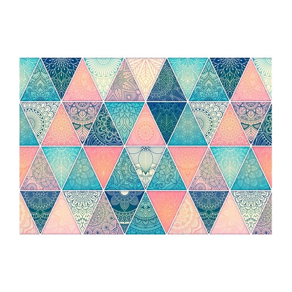 Широкоформатен тапет , 200 x 140 cm Oriental Triangles - Artgeist