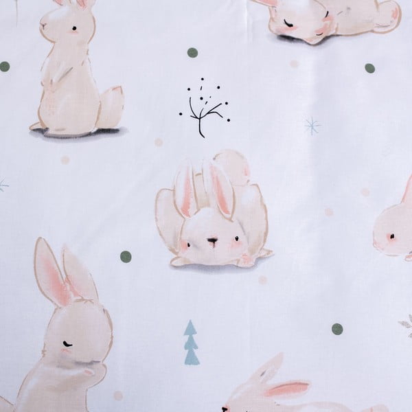 Памучно детско спално бельо 100x135 cm Bunnies – Jerry Fabrics-image-4