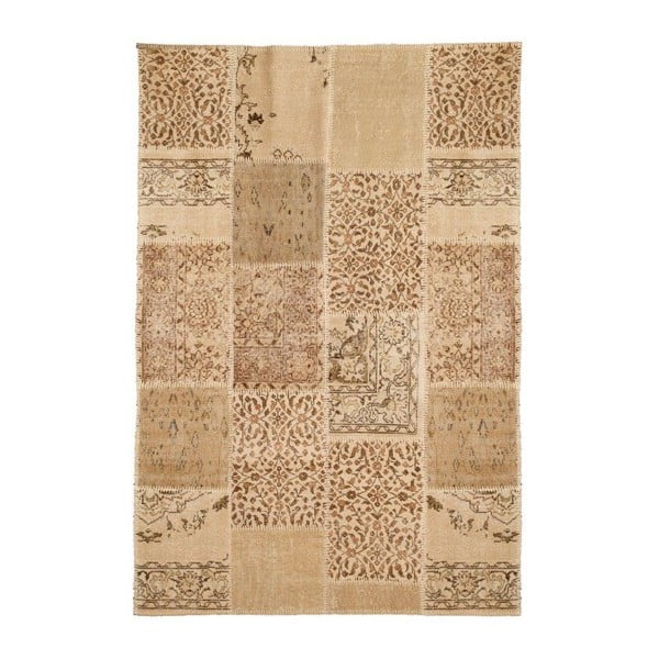 Vlněný koberec Allmode Patchwork Light, 150x80 cm