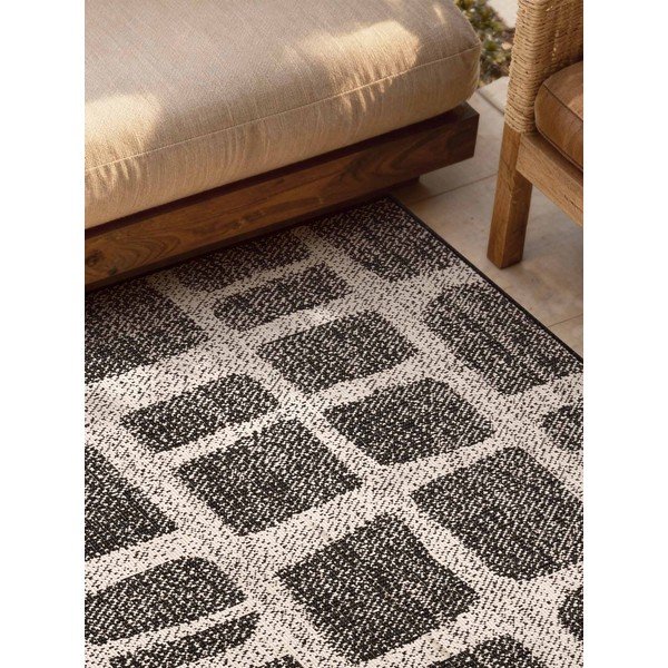 Черен/кремав килим за открито и закрито 160x230 cm Haringey Ruskin – Ted Baker-image-2