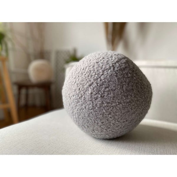 Декоративна възглавница от букле ø 25 cm Top – Mioli Decor-image-1