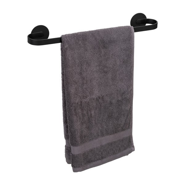 Матово черна самозалепваща метална поставка за кърпи Bivio – Wenko-image-4