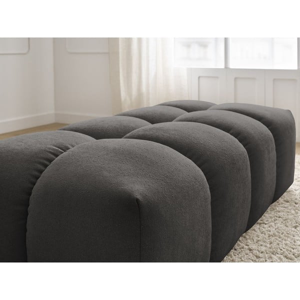 Тъмносива шенилова табуретка Everest – Bobochic Paris-image-4