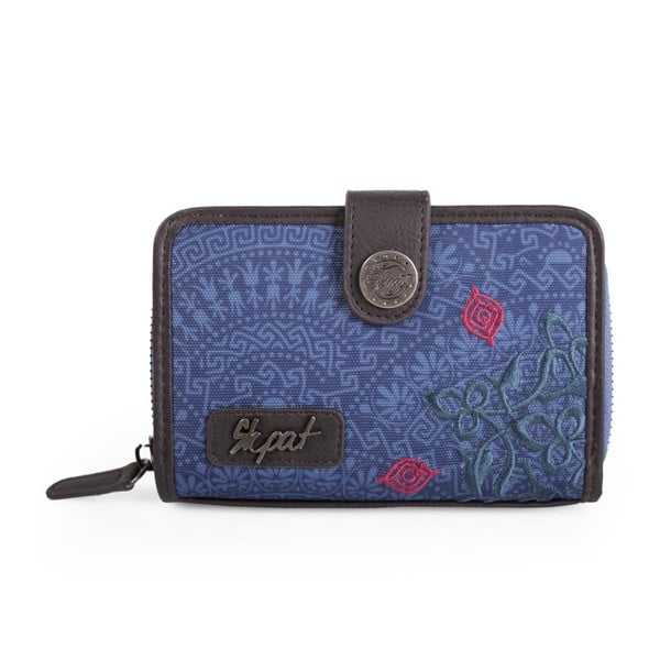 Modrá peněženka SKPA-T, 14 x 9 cm