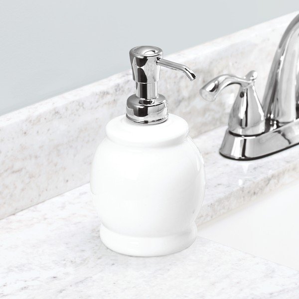 Бял дозатор за сапун , 440 ml York - iDesign-image-1