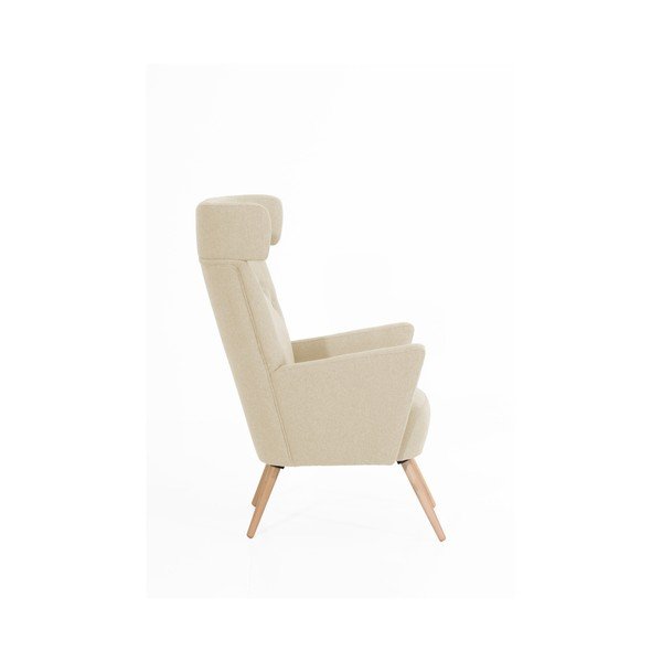 Béžové křeslo ušák Max Winzer Hajo-image-2