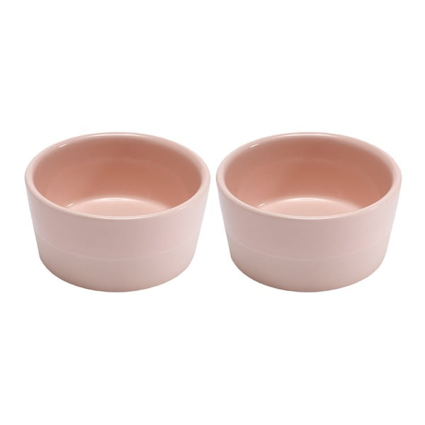 Комплект от 2 пастелно розови чаши от керамика Dipped, Ø 9 cm - Ladelle