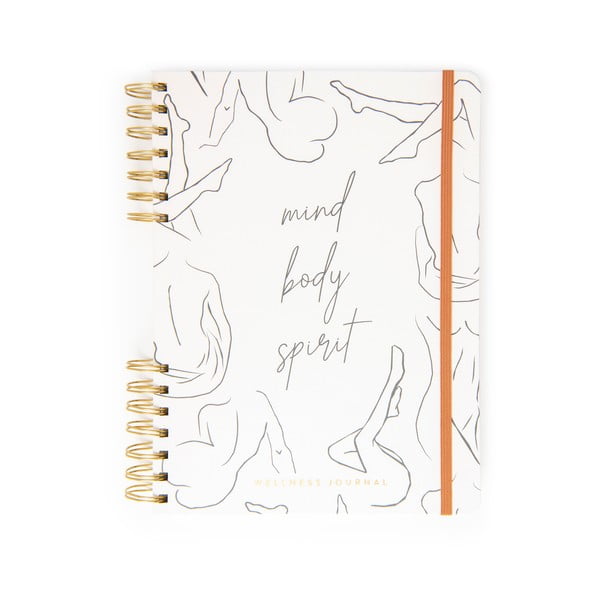 Уелнес дневник 200 страници формат А4 Mind Body Spirit – DesignWorks Ink