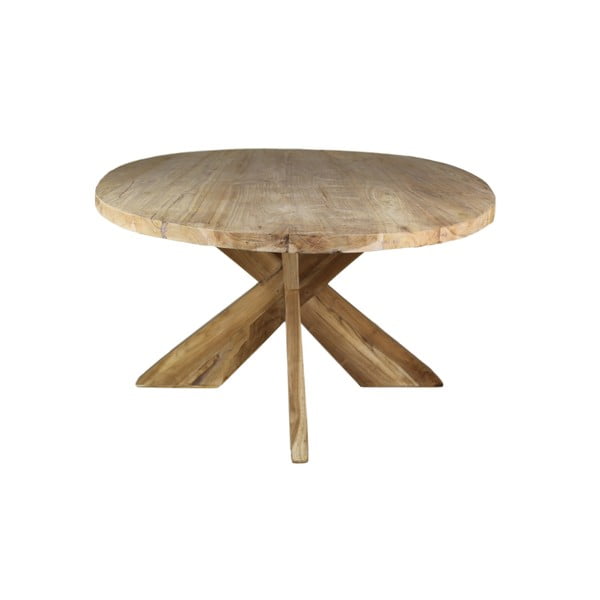 Jídelní stůl z teakového dřeva HSM Collection Ovale, 180 x 100 cm