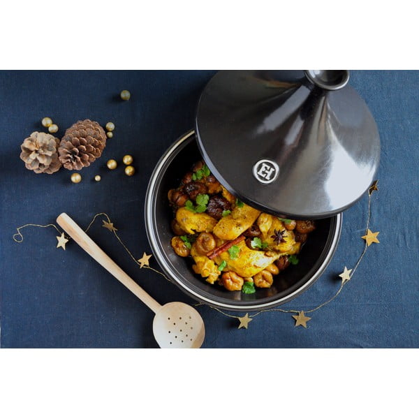 Черен тажин , ⌀ 32 cm Flame - Emile Henry-image-1